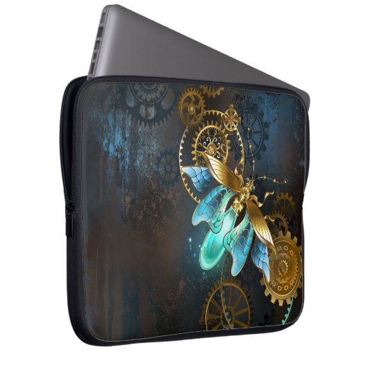 Steampunk Firefly Laptopschutzhülle (Vorne Rechts)