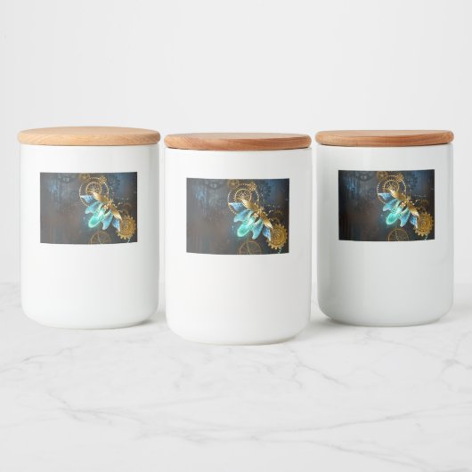 Steampunk Firefly Lebensmitteletikett (Flaschen)