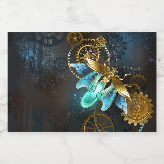 Steampunk Firefly Lebensmitteletikett (Einzelnes Label)