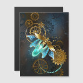 Steampunk Firefly Magneteinladung (Vorne/Hinten)