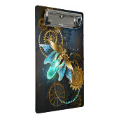 Steampunk Firefly Mini Klemmbrett (Schrägansicht)