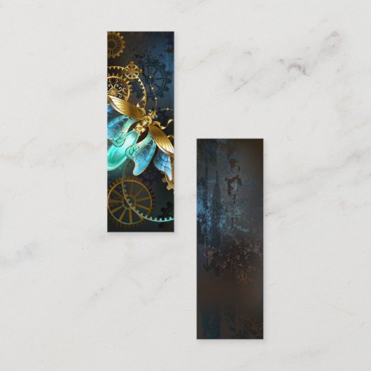 Steampunk Firefly Mini Visitenkarte (Vorne/Hinten)