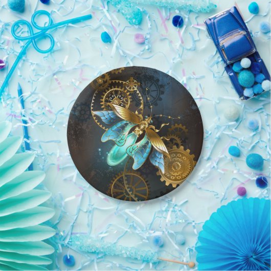 Steampunk Firefly Pappteller (Party)