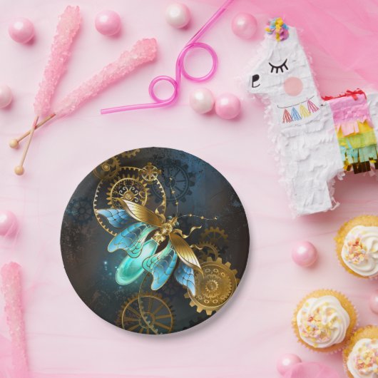 Steampunk Firefly Pappteller (Party)