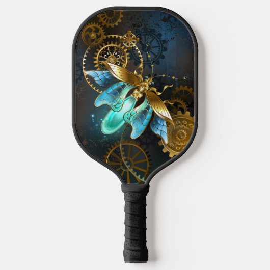 Steampunk Firefly Pickleball Schläger (Vorderseite)