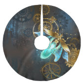 Steampunk Firefly Polyester Weihnachtsbaumdecke (Vorderseite)