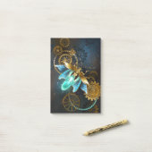 Steampunk Firefly Post-it Klebezettel (Auf Schreibtisch)