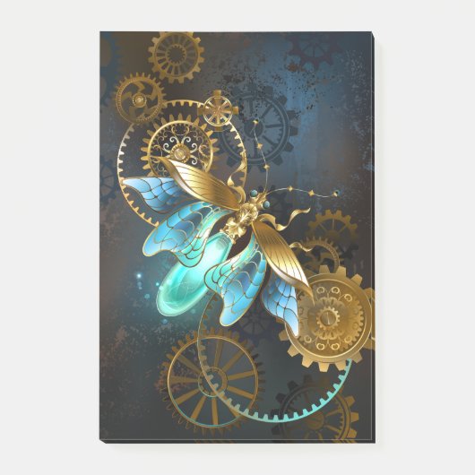 Steampunk Firefly Post-it Klebezettel (Vorderseite)