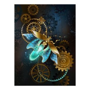 Steampunk Firefly Poster