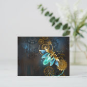 Steampunk Firefly Postkarte (Stehend Vorderseite)