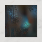 Steampunk Firefly Quadratische Visitenkarte (Rückseite)