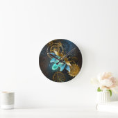 Steampunk Firefly Runde Wanduhr (Zuhause)