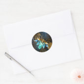 Steampunk Firefly Runder Aufkleber (Umschlag)