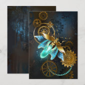 Steampunk Firefly Save The Date (Vorne/Hinten)