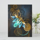 Steampunk Firefly Save The Date (Stehend Vorderseite)