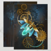Steampunk Firefly Save The Date (Vorne/Hinten)