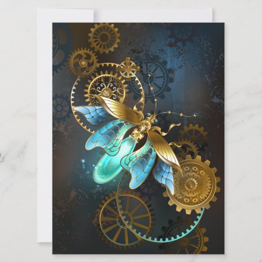 Steampunk Firefly Save The Date (Vorderseite)