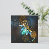 Steampunk Firefly Save The Date (Stehend Vorderseite)