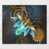 Steampunk Firefly Schaumweinetikett (Einzelnes Label)