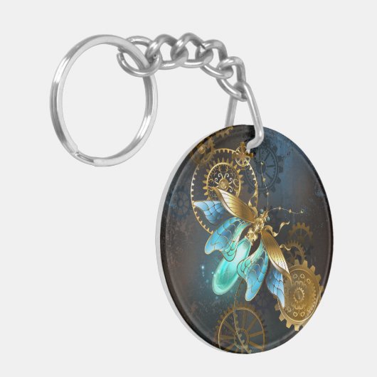 Steampunk Firefly Schlüsselanhänger (Vorderseite links)