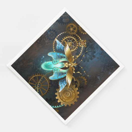 Steampunk Firefly Serviette (Ecke)