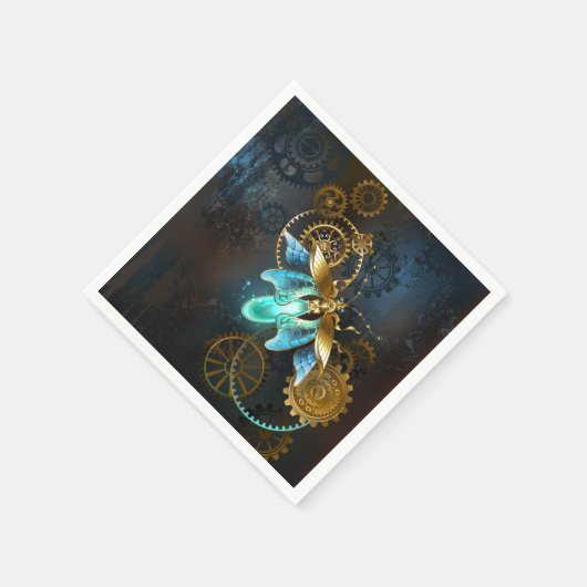 Steampunk Firefly Serviette (Ecke)