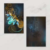 Steampunk Firefly Terminkarte (Vorne/Hinten)