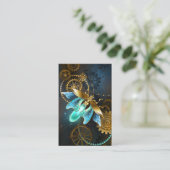 Steampunk Firefly Visitenkarte (Stehend Vorderseite)