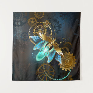Steampunk Firefly Wandteppich