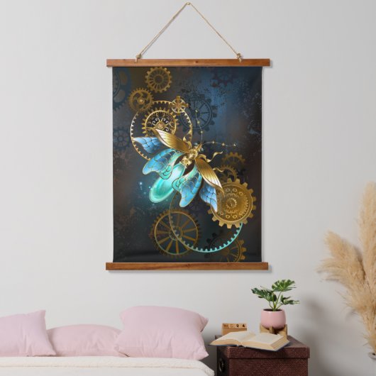 Steampunk Firefly Wandteppich Mit Holzrahmen (Schlafzimmer)