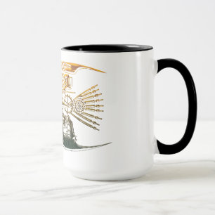 Steampunk Fisch-Tassen Tasse