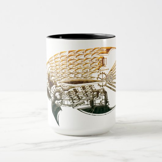 Steampunk Fisch-Tassen Tasse (Zentrum)