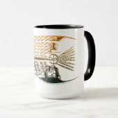 Steampunk Fisch-Tassen Tasse (VorderseiteRechts)