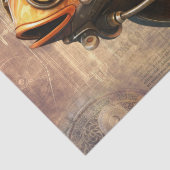 Steampunk Fish Seidenpapier (Detail)