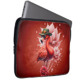 Steampunk Flamingo - Fantasy Digital Artwork Laptopschutzhülle (Vorne Rechts)