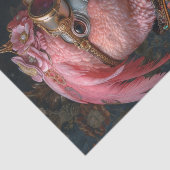 Steampunk Flamingo Seidenpapier (Ausschnitt)