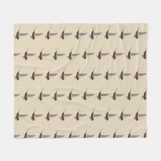 Steampunk Fleecedecke (Vorderseite (Horizontal))