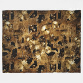 Steampunk Fleecedecke (Vorderseite (Horizontal))