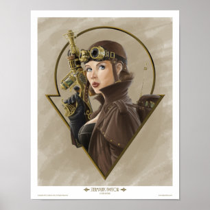 Steampunk Flieger Poster
