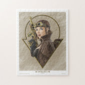 Steampunk Flieger-Puzzlespiel Puzzle (Vertikal)