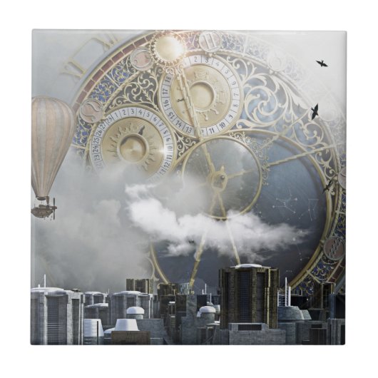 Steampunk Fliese (Vorderseite)