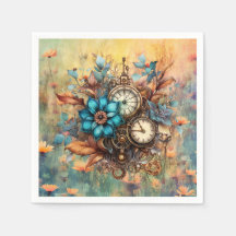 Steampunk Floral Decorative