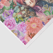Steampunk Floral Dreams Seidenpapier (Ausschnitt)
