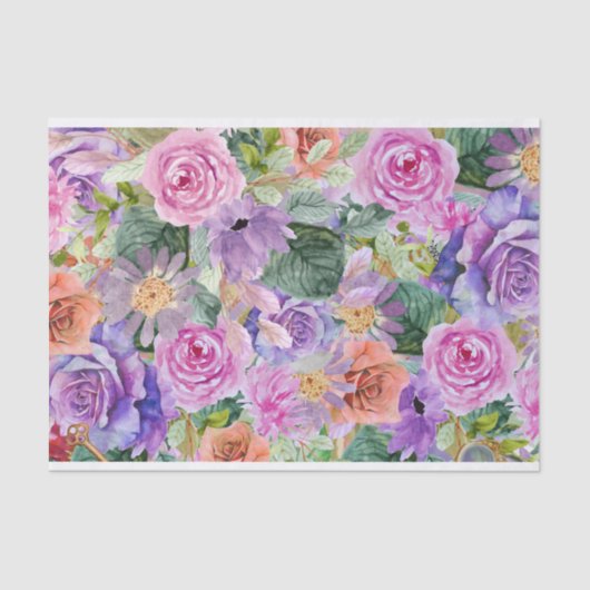 Steampunk Floral Dreams (Seite 2 von 3) Seidenpapier (Vorderseite)