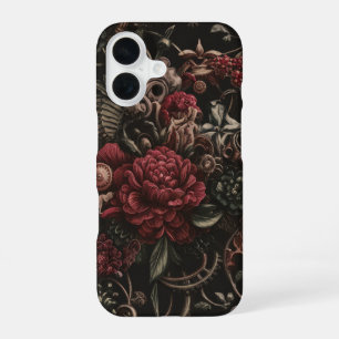 Steampunk Floral Elegance iPhone 16 Hülle