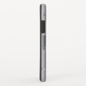 Steampunk Floral Metal Gray Case-Mate iPhone Hülle (Hinten/Rechts)