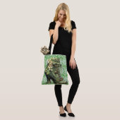 Steampunk Floral n' Lace Boot Large Shoulle Tasche (Am Model)