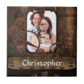 Steampunk-Foto Fliese (Vorderseite)