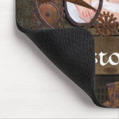 Steampunk-Foto Mousepad (Ecke)