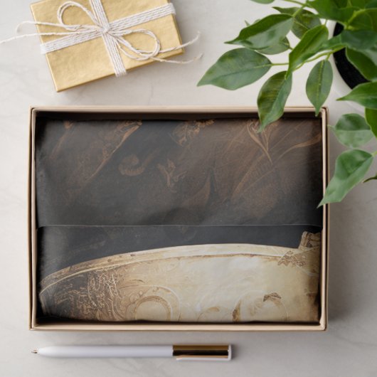 Steampunk Fox Head Seidenpapier (Geschenk)